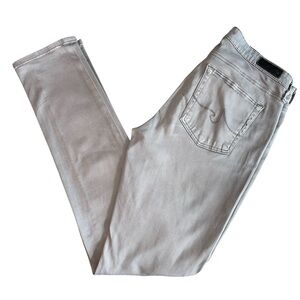 Ag Adriano Goldschmied Gray The Prima Mid-Rise Cigarette Skinny Jeans